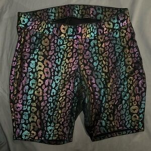 Torrid Pride Leopard Print Bike Shorts 🏳️‍🌈
